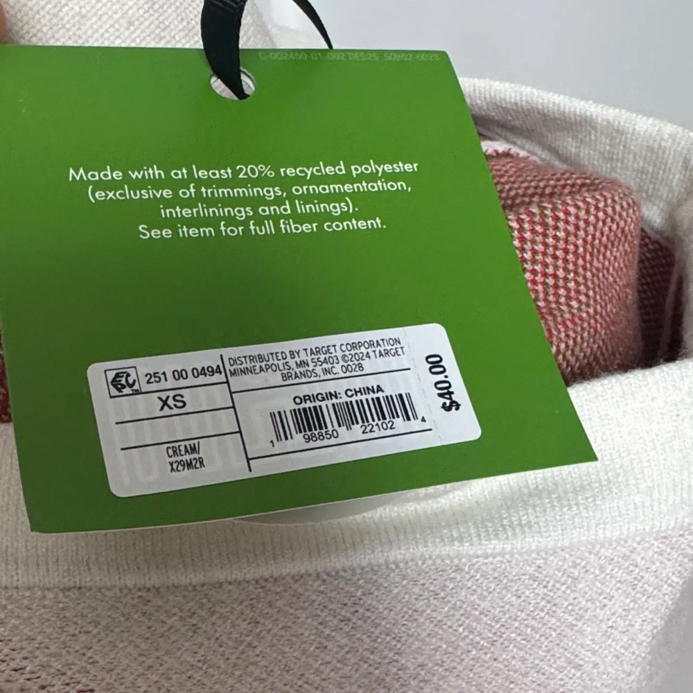 NWT SET kate spade x Target strawberry sweater knit hoodie & shorts extra small